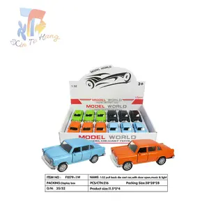 Hot sell & Competitive price 1:32 diecast model car pull back with light and music