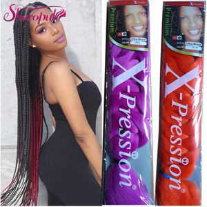 Tresse facile Yaki légère, <span class=keywords><strong>cheveux</strong></span> tressés à l'ombre avec eau chaude165gram Extension de <span class=keywords><strong>cheveux</strong></span> synthétiques au crochet - Product Image 6
