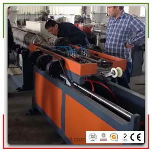 Pvc/pp/pe/pa à simple paroi tube ondulé machines de traitement ligne de production