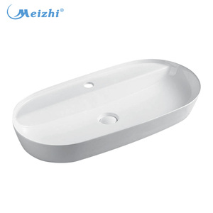 <span class=keywords><strong>Lavabo</strong></span> de encimera de esquina pequeña blanca de diseño de baño - Product Image 6
