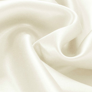 THXSILK 3 teilig Seide Bettwäsche 240 x 220 cm mit 2 Kissenbezüge 80 x 80 cm / 100% Maulbeerseide 19 Momme / Elfenbein - Product Image 2