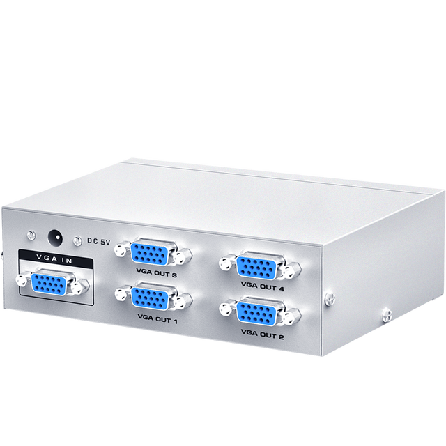 MT-VIKI 500MHz 1 Input 4 Output VGA Splitter 1x4