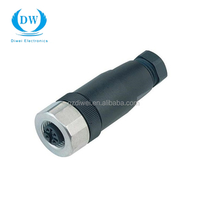 Longevidad codo montado zócalo impermeable pareja <span class=keywords><strong>M12</strong></span> conector de metal para <span class=keywords><strong>el</strong></span> servicio médico - Product Image 6