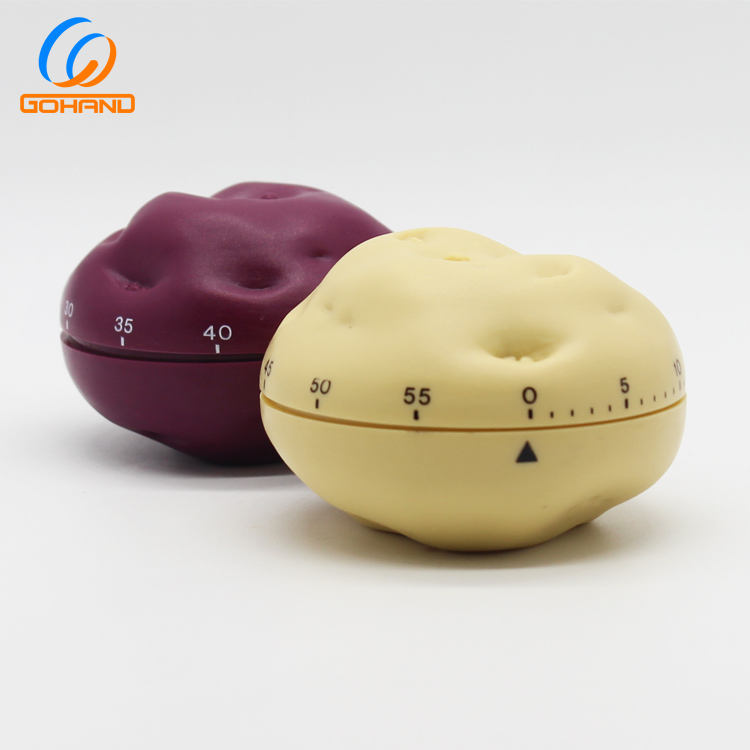 Fancy Cute Design Vegetable Potato Shape Mechanical Kitchen Countdown Timer