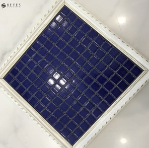 Trung quốc gốm tường và sàn bơi màu xanh hồ bơi gạch mosaic <span class=keywords><strong>tile</strong></span> porcelain - Product Image 5