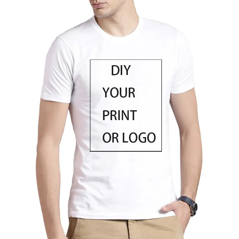 Camiseta de algodão orgânico 100%, camiseta de serviço para homens oem/centro de algodão orgânico
