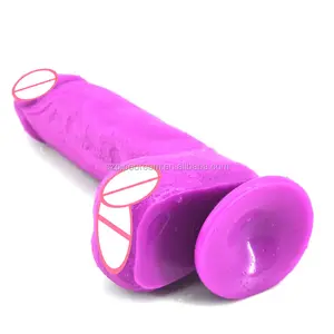 Gode Sexy pour Masturbation de femmes, pénis, très épais, grosse bite longue avec ventouse, brun, g