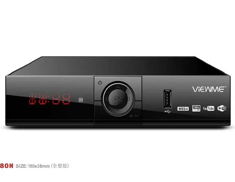 ทีวีด่วน DVB-S2 H.265ถอดรหัสรับสัญญาณดาวเทียมในตัว WIFI AVS + ใหม่ฟรีสมาร์ททีวีรับสัญญาณดาวเทียมดิจิตอล