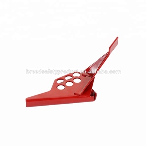 Dispositivo <span class=keywords><strong>di</strong></span> Blocco per Valvola a Sfera in Acciaio con Rotazione <span class=keywords><strong>di</strong></span> un Quarto <span class=keywords><strong>di</strong></span> Giro, Rosso, <span class=keywords><strong>Sicurezza</strong></span> LOTO, Piccolo Dispositivo <span class=keywords><strong>di</strong></span> Bloccaggio per Valvole - Product Image 3