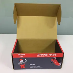Low Price Best Quality Customized Full colour Brake Pads Packaging Box corrugated Brake Pads Box