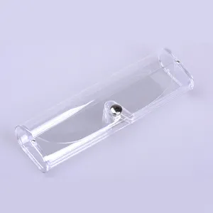 New Plastic Ultralight Boxes Portable Transparent Small Reading Glasses Cases For Women Men Unisex