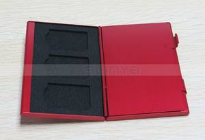 12 in1 grande capacità della scheda di memoria scatola di stoccaggio in alluminio per 4 <span class=keywords><strong>SD</strong></span> SDHC Sdxc <span class=keywords><strong>MMC</strong></span> 8 TF SIM Card OEM stampa Logo - Product Image 3