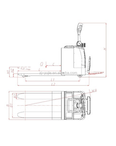 1-3tons ידני הידראולי מזרן משאית לוגיסטיקה ציוד - Product Image 3