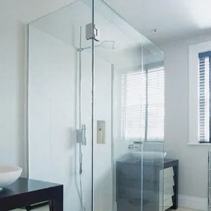 Restroom shower enclosure Shower cabins glass bathroom frameless hinge glass shower stalls tempered glass