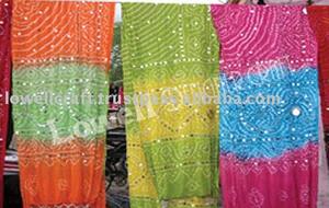 Tie Dye Bandhani Cotton <b>Scarf</b> for Spring Season - Product Image 4