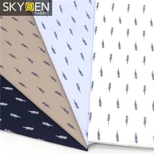 Mềm 100% Cotton Twill In Chất Lượng Tốt Chất Liệu May Vải Cho Nam Giới Áo Sơ Mi Vải Với Mẫu Xả Rác