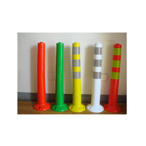 Sicurezza flessibile delineator montanti in plastica colonna di traffico barriera paletto luminoso con catene - Product Image 5