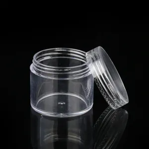 Tappo a vite trasparente barattolo di plastica contenitore PP trasparente 3ml 5ml 10ml 15ml 20ml mini vaso