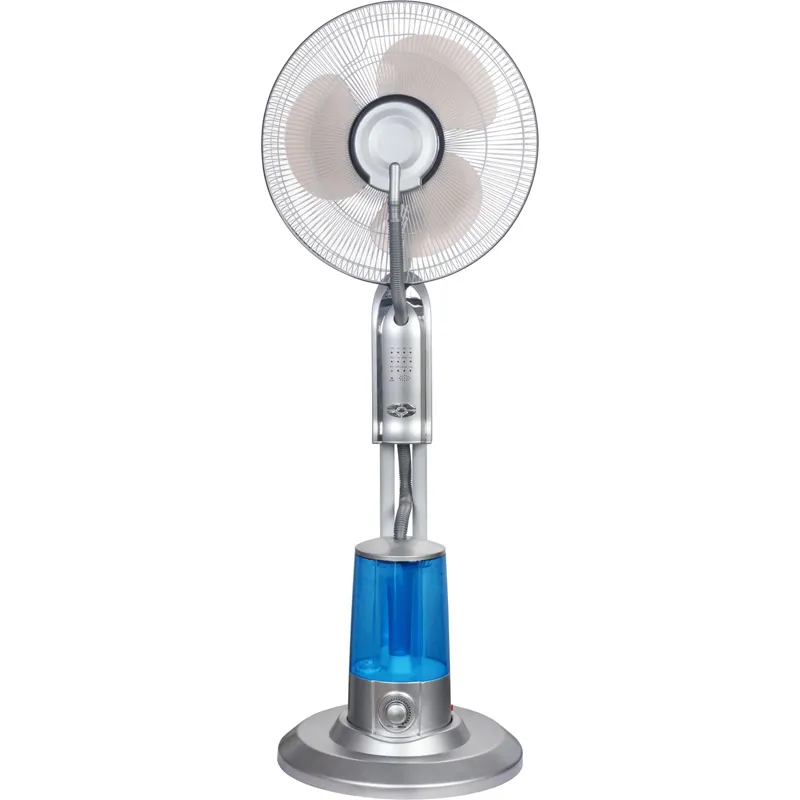 Ventilador de névoa de água para uso interno, 16 polegadas, 40cm, para uso externo, com tanque de água 3.2l