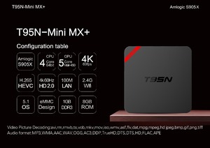 Alta calidad T95N Mini <span class=keywords><strong>M8s</strong></span> <span class=keywords><strong>Pro</strong></span> ott caja de la tv android smart tv set top box - Product Image 6