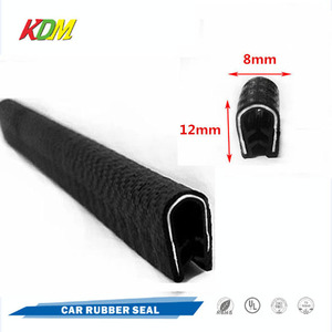 Flessibile U Canale di Bordo IN <span class=keywords><strong>PVC</strong></span> Trim Striscia di Tenuta In Gomma della Porta Striscia di Tenuta Per Foglio di Metallo di Vetro Auto Pizzico di Saldatura