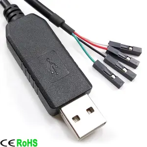 Prolific PL2303 USB UART TTL 3V3 0.1 "4P 듀퐁 소켓 라즈베리 디버그 케이블 PLC 프로그램 케이블 MCU 플래시 케이블
