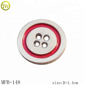 High End boş düz Snap düğmesi çinko alaşım giyim gümüş logo boşlukları perçinler donanım kot yuvarlak düğmeler - Product Image 6