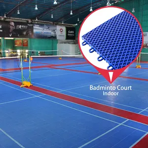 Precio al por mayor, material de colchoneta deportiva, suelo sintético para Cancha de bádminton para exteriores