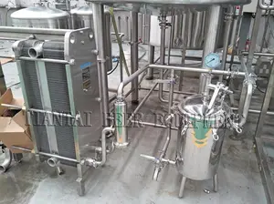 2000l 20hl Steam Heated 3 Vessel Beer Plant Machinery Production Machinery Line For Sale