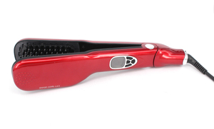 2016 Caliente Innovador Infundido Aceite <span class=keywords><strong>de</strong></span> Argán <span class=keywords><strong>Pelo</strong></span> <span class=keywords><strong>Plancha</strong></span> <span class=keywords><strong>de</strong></span> Vapor con Cepillo Mágico - Product Image 6