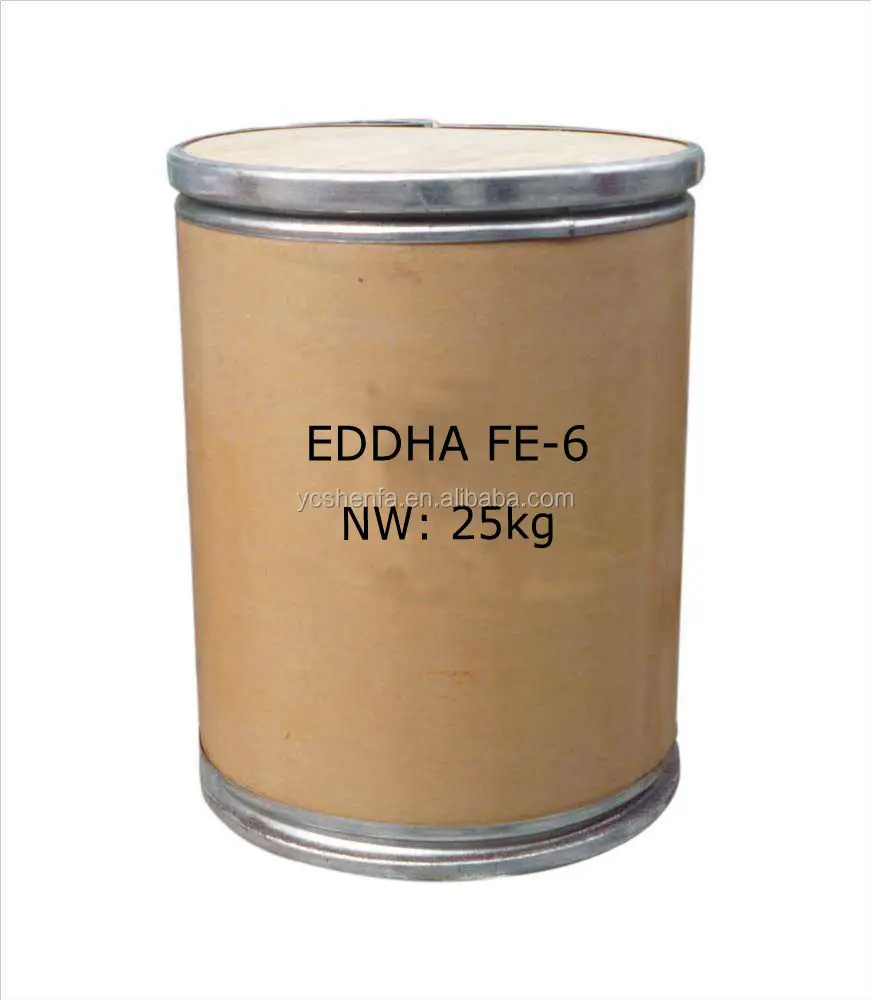 Eddha Fe6 % EDDHA Fe 6 킬레이트 비료 유기 비료 EDDHA 철
