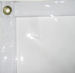 Venta al por mayor impermeable porche patio <span class=keywords><strong>lonas</strong></span> de vinilo transparente 10 pies x 16 pies 20 mil carpa transparente lluvia lona rollo - Product Image 6