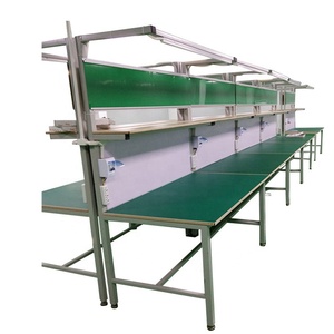 <span class=keywords><strong>Taller</strong></span> de fábrica de electrónica con ensamblaje de luz, línea de producción, montaje antiestático, <span class=keywords><strong>mesa</strong></span> de reparación de consola, <span class=keywords><strong>mesa</strong></span> de embalaje - Product Image 2