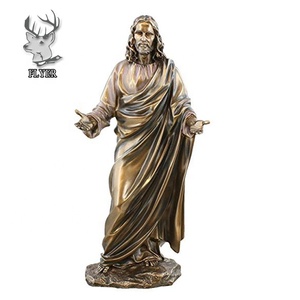 Figura religiosa occidental, estatua de tamaño real, escultura de bronce, Jesús, el <span class=keywords><strong>Buen</strong></span> <span class=keywords><strong>Pastor</strong></span> - Product Image 5