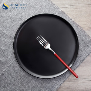 Japonés Negro Antiguo Horneables Plana <span class=keywords><strong>De</strong></span> <span class=keywords><strong>Gres</strong></span> Cerámica <span class=keywords><strong>Platos</strong></span> Placa Para Pizza - Product Image 1