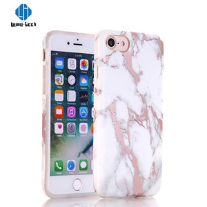 Imd suave mármol rosa Bling láser TPU caja del teléfono de la PC para el Iphone 7 más - Product Image 2