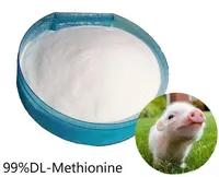 Aminoácidos de grado alimenticio de alta pureza, cristal blanco o gris claro dl-metionina