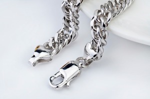 Collier pour homme en argent sterling 925 de haute qualité <span class=keywords><strong>YFN</strong></span>, lourd, 6 mm, argent italien - Product Image 3