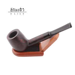 ไปป์สูบบุหรี่ทำมือ Erliao ก้านตรง ทำจากไม้บริแอร์ - Product Image 1