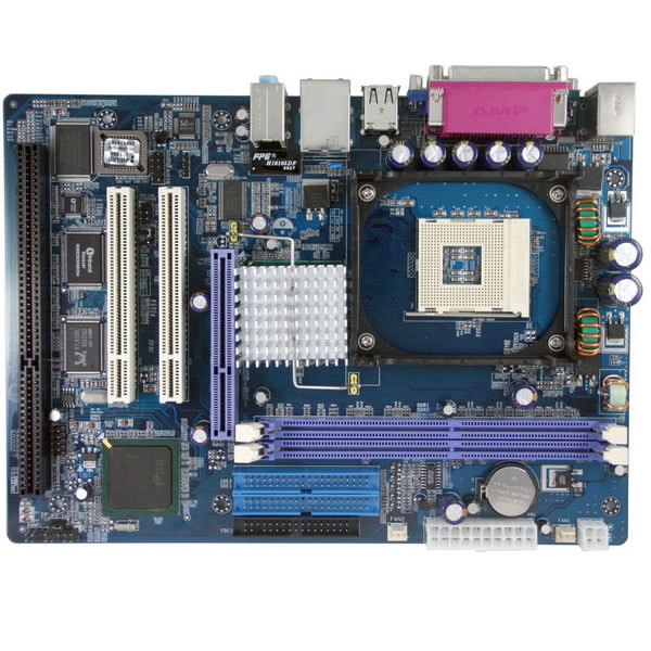 ISA Slot Motherboard Support Intel P4 ,C4 , Socket 478 Cpu , Ddr Memory , with 2 Pci Slot