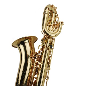 トーンEbゴールドラッカーバリトンサックスプロ楽器高グレード - Product Image 3