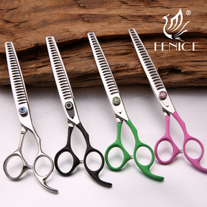 Fenice-Tijeras profesionales para el cuidado de mascotas, tijeras de adelgazamiento, acero inoxidable, 7,5 pulgadas - Product Image 4
