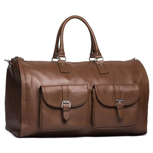 Bolsa de Ropa Convertible de Cuero, Impermeable, Bolsa de Viaje 2 en 1, <span class=keywords><strong>Maleta</strong></span> Colgante para Trajes - Product Image 4