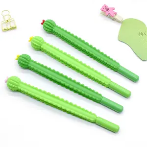 New CreativeかわいいCactus Shape Gel Pen Plants Gift School Office Stationery Pen