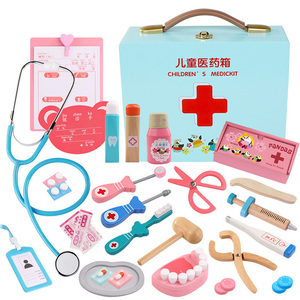 Jouet <span class=keywords><strong>de</strong></span> jeu <span class=keywords><strong>de</strong></span> rôle amusant en bois, jeu <span class=keywords><strong>de</strong></span> médecin <span class=keywords><strong>de</strong></span> la vie réelle, cosplay, boîte à médicaments <span class=keywords><strong>de</strong></span> <span class=keywords><strong>dentiste</strong></span>, jouets <span class=keywords><strong>de</strong></span> médecin factices <span class=keywords><strong>pour</strong></span> <span class=keywords><strong>enfants</strong></span> - Product Image 5