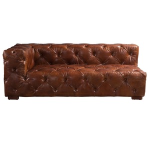 خمر تشيسترفيلد ركن أريكة جلدية - Product Image 3
