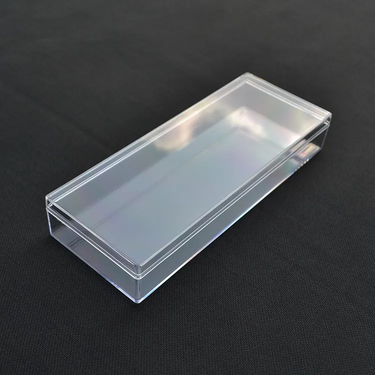 Cajas de plástico rectangulares largas y transparentes, gran oferta, hechas en china