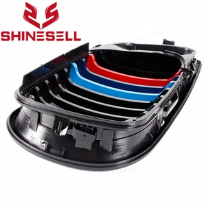 1 คู่ 3 สีแบบ Single Line กระจังหน้าสำหรับ BMW 3 Series E46 <span class=keywords><strong>4</strong></span> <span class=keywords><strong>ป</strong></span>ระตู 2002 2003 2004 - Product Image 4