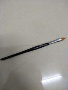 Juego de pinceles profesionales para pintura facial, juego de brochas de color dorado con agarre Taklon, tamaño 1 a 6, 6 unidades - Product Image 6