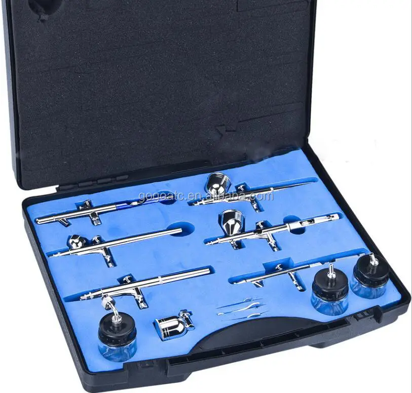 Factory direct supply groothandel 6 sticks airbrush verscheidenheid airbrush tool kit